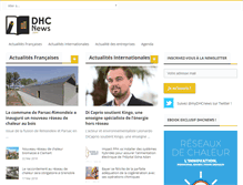 Tablet Screenshot of dhcnews.com